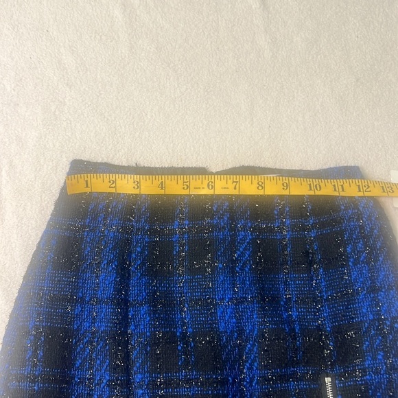 SO Blue and Black Pencil Mini Skirt for Casual Wear Size 5 - Picture 2 of 8
